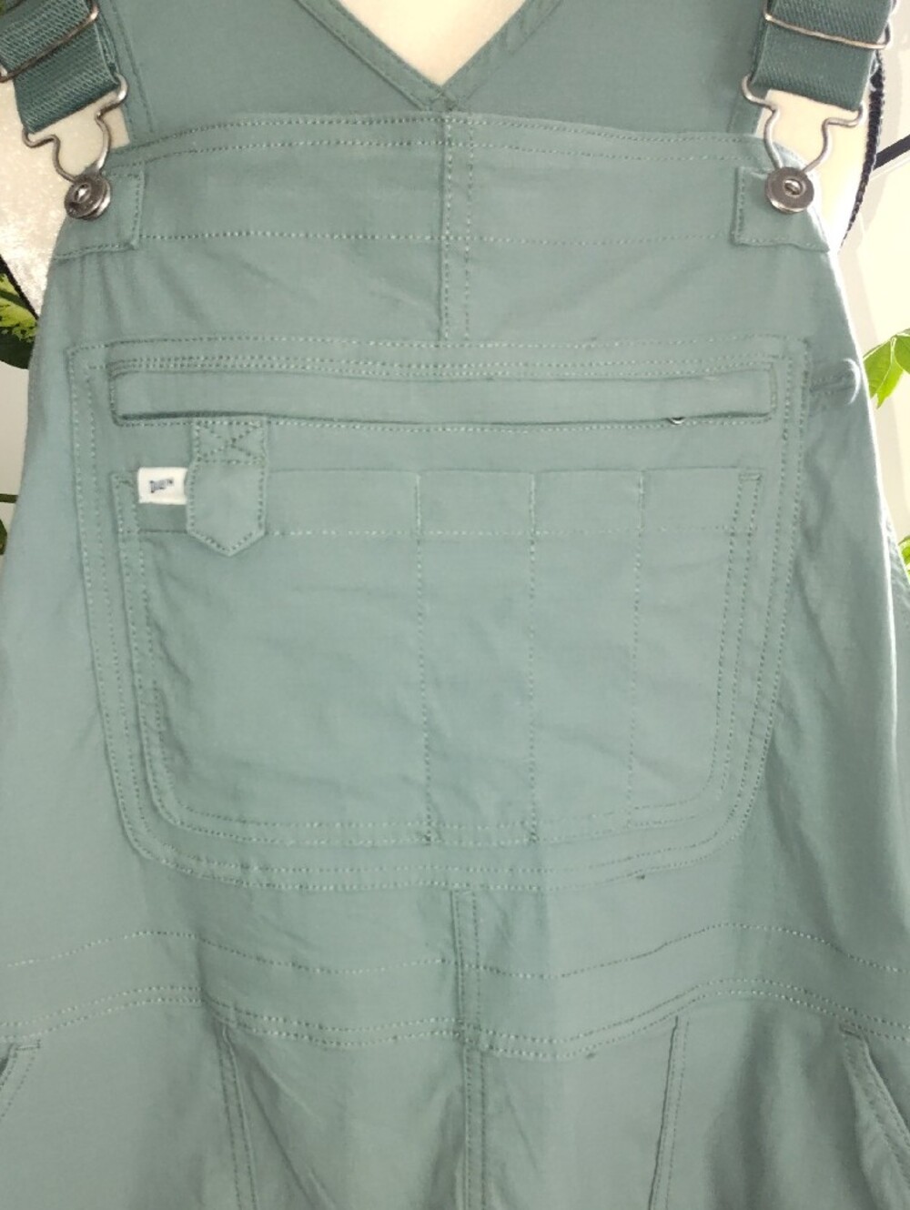 Duluth Trading Co. Sage Green Utility Overalls - Picture 3 of 9